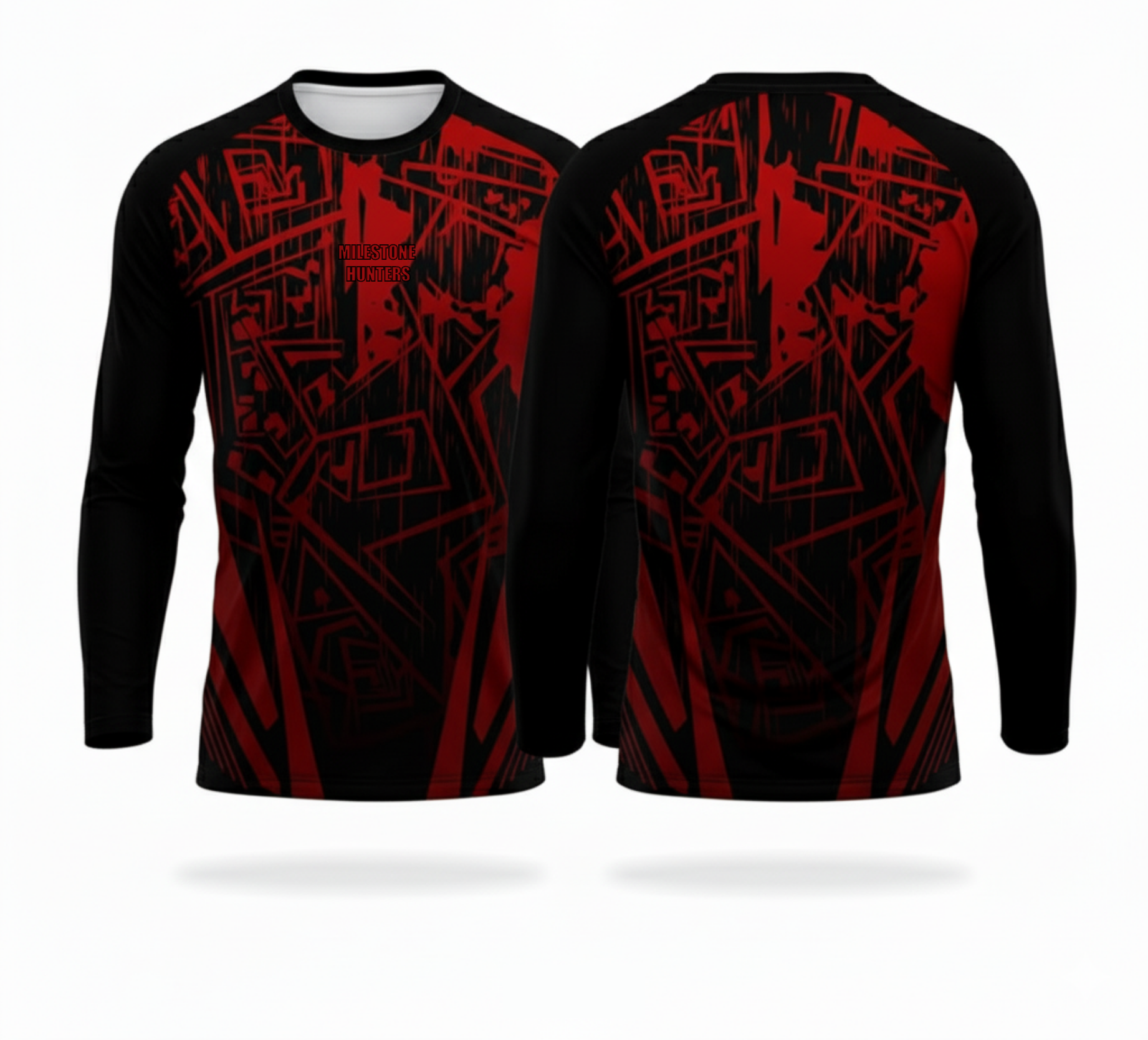 Piston Velocity Long Sleeve Top - Inferno Red