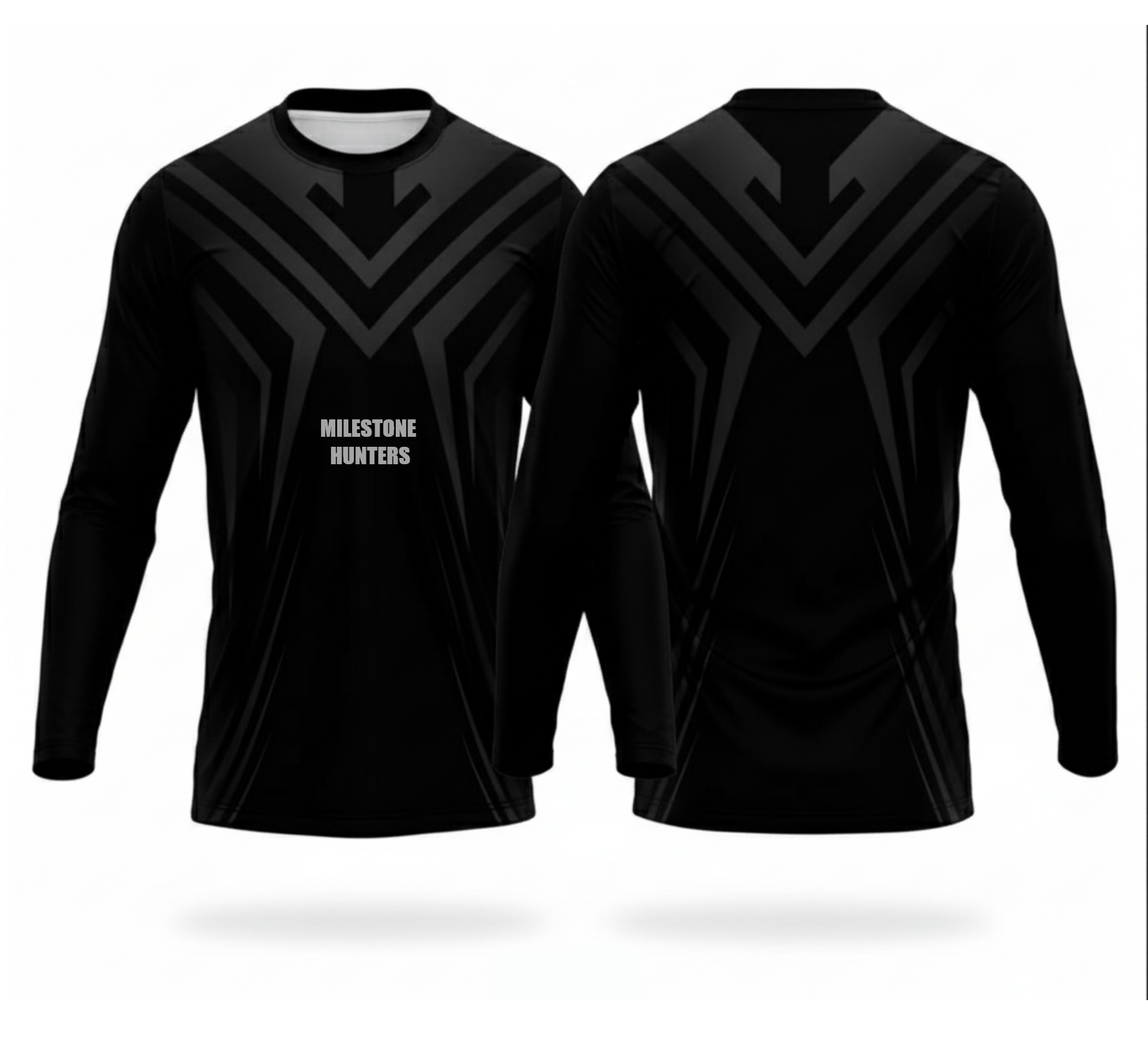 Outlaw Core Long Sleeve Jersey - Midnight Black